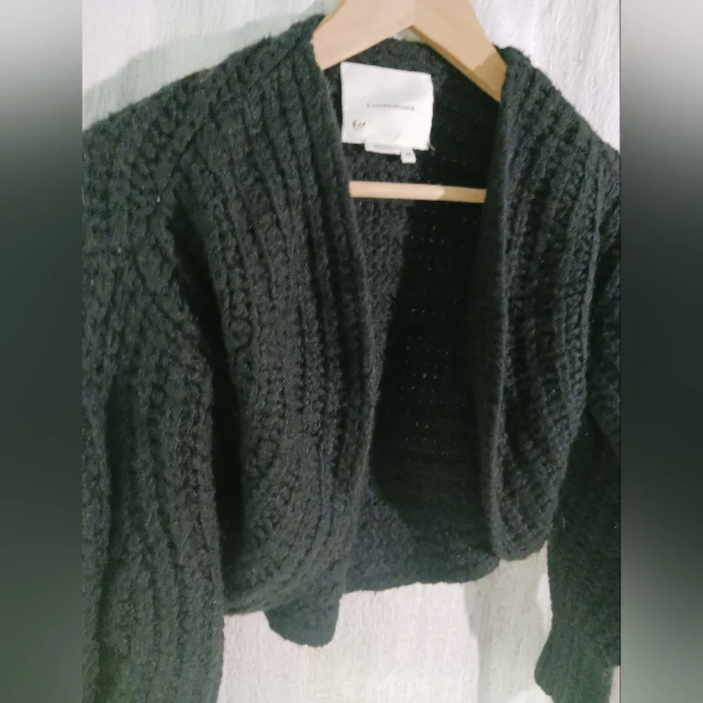 ANTHROPOLOGIE Alpaca Wool Shrug sweater womens XS petite - Picture 2 of 12